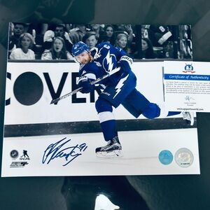Steven Stamkos Autographed Tampa Bay Lightning 8x10 Photo